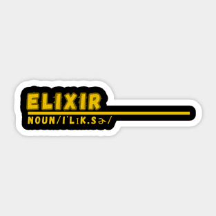 Word Elixir Sticker